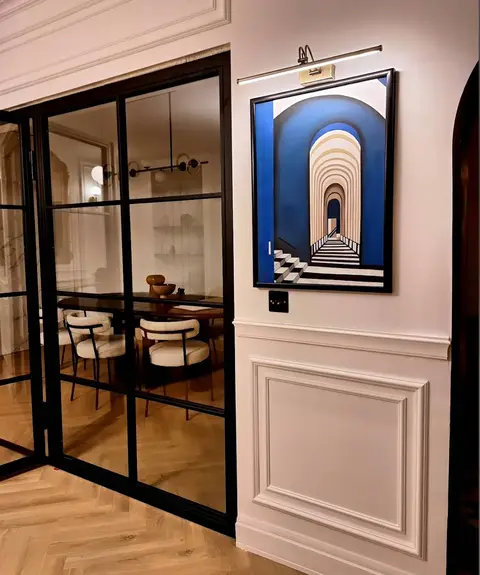 Sala de așteptare a biroului notarial din Calea Dorobanților 234